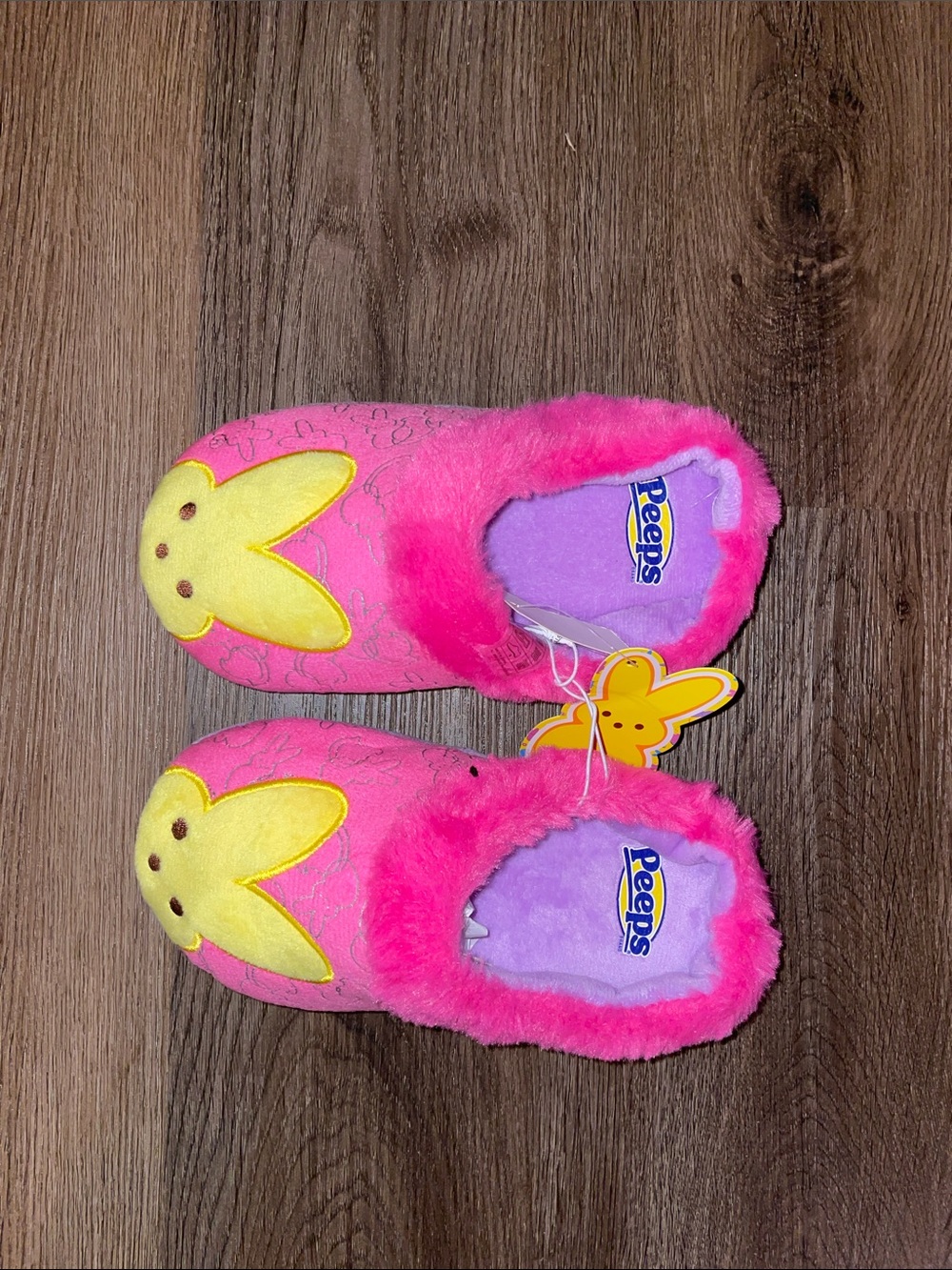 Peeps Slippers for Girls, size 11-12